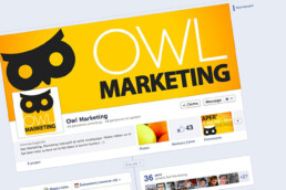 La page Facebook de Owl Marketing