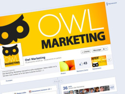 La page Facebook de Owl Marketing