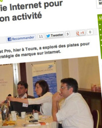 Article de la NR sur la conférence Carnet Pro sur les réseaux sociaux