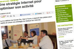 Article de la NR sur la conférence Carnet Pro sur les réseaux sociaux