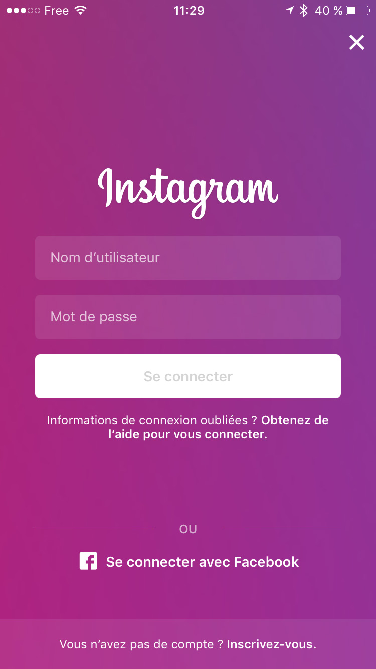 Paramètrer son deuxième compte sur l'application Instagram