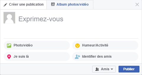 Nouvelles options de publication des pages facebook